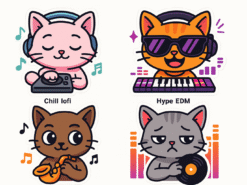 Thiết Kế 3D Hệ Thống Tạo Sticker Avatar Theo Phong Cách Âm Thanh