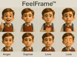 Thiết Kế 3D Tạo Avatar Biểu Cảm 3D Cảm Xúc & Giao Tiếp Xã Hội Số