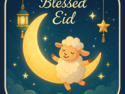 Bán Prompt Thiết Kế Cảnh Eid Sống Động Làm Hình Nền Động