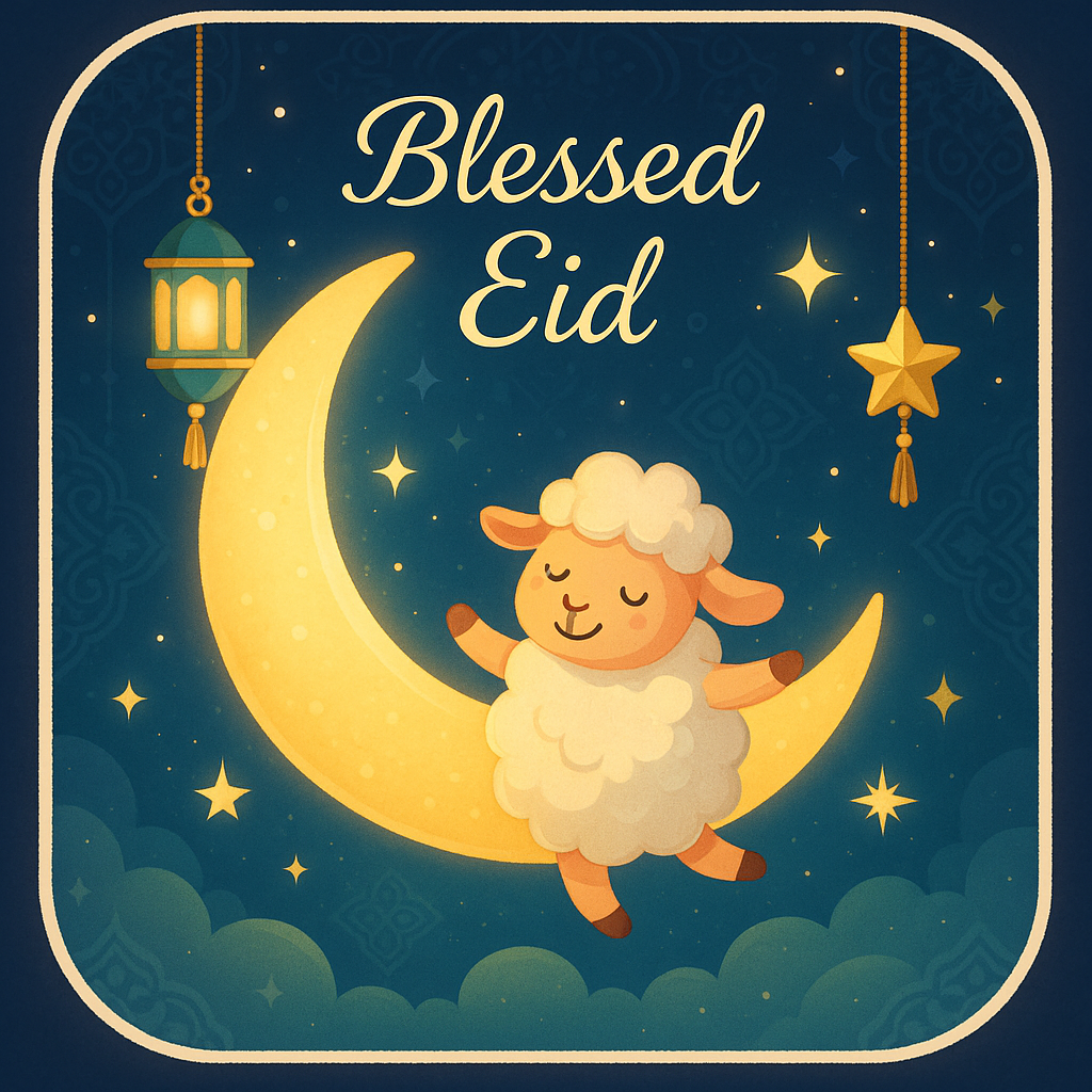 Bán Prompt Thiết Kế Cảnh Eid Sống Động Làm Hình Nền Động